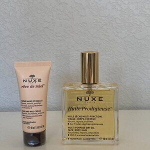 NUXE Huile Prodigieuse 100ml + Hand Cream | French Pharmacy Skincare